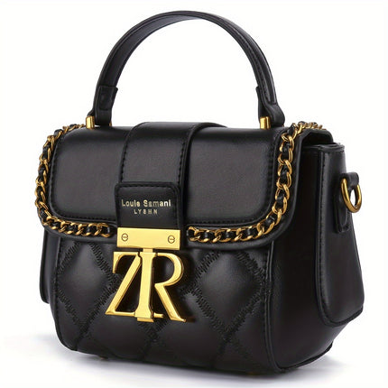 Mini Quilted Metal Crossbody Bag