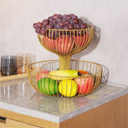 2-Tier Metal Fruit Basket