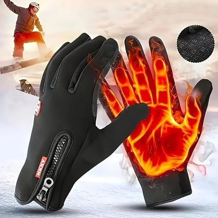 Winter Gloves for Riding – Warm, Windproof, Non-Slip Grip