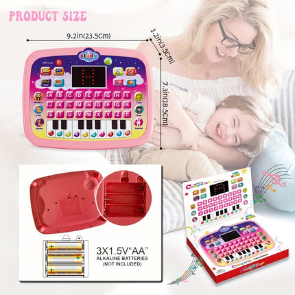 Kids Learning Tablet with LED Screen - Monti Bargains