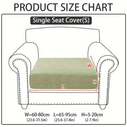 Modern Polar Fleece Sofa Slipcover - Elastic-Fit, Pet-Friendly Protector
