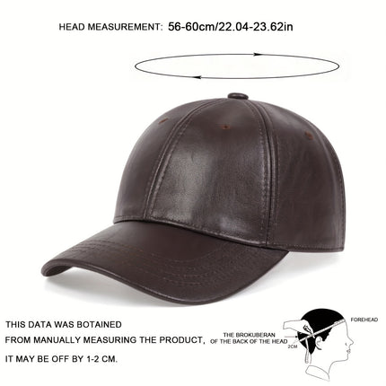 Waterproof PU Leather Cap