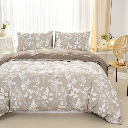 Classic Retro Floral Duvet Cover Set - 3pcs