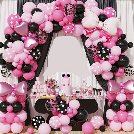 113pcs Mouse Balloon Garland Arch Kit For Cartoon Mouse Theme