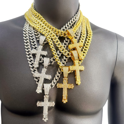 Sky Talent Bao Gold-Plated Cross Necklace