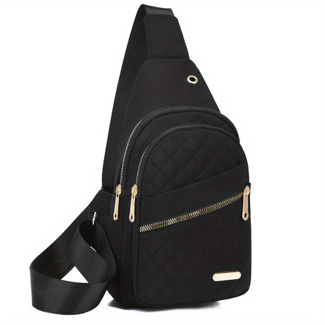 Quilted Casual Chest Bag