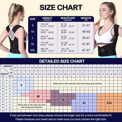 Improve Posture Instantly with Adjustable Back Support Belt