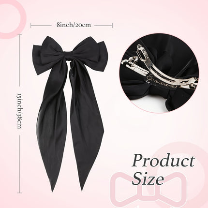 Elegant Retro Ribbon Bow Barrettes