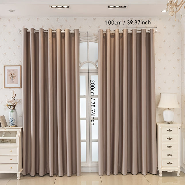 Elegant UV-Resistant Blackout Curtains