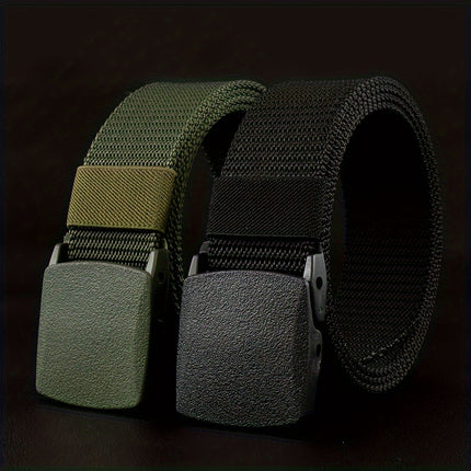 Nylon Belt with Smooth Buckle
