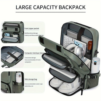 Multi-Functional Travel Backpack with Laptop Compartment