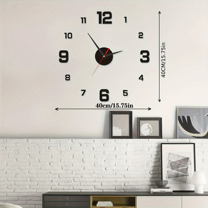 Nordic Style DIY Silent Wall Clock – Creative Home Décor - Monti Bargains