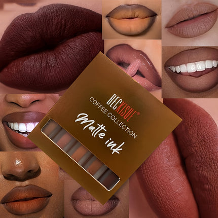 Coffee Nude Velvet Lipstick Set