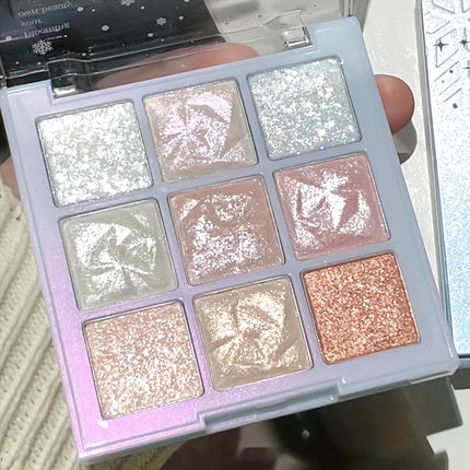 9-Color Chocolate Brown Eyeshadow Palette