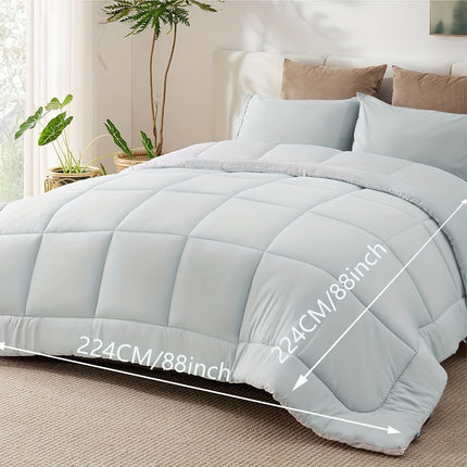 All-Season Soft & Cozy Quilted Comforter Insert