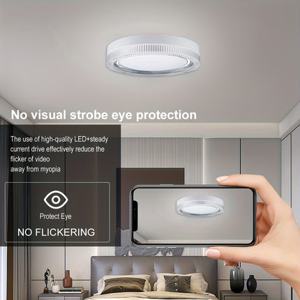 Crystal Diamond Recessed LED Ceiling Light - 18W, 6000K
