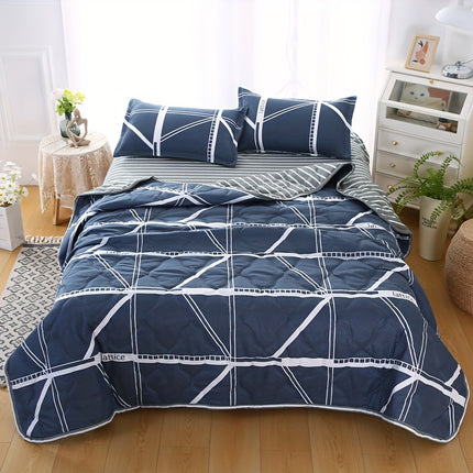 Preppy Plaid Summer Quilt - Lightweight & Breathable