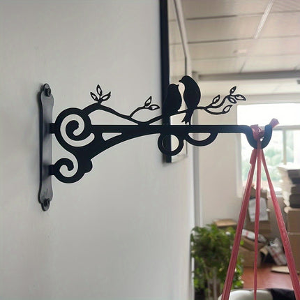 Bird Silhouette Wall Hook - Charming Planter Hanger