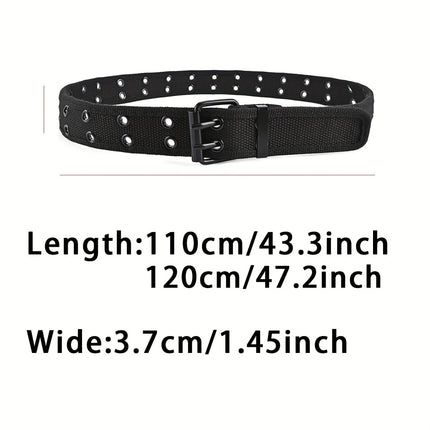 Canvas Belt with Double Grommet