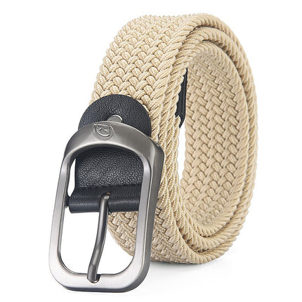 Elastic Woven Belt with Buckle