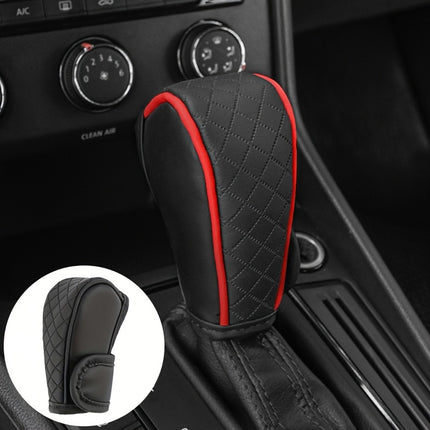 Universal PU Leather Anti-Slip Gear Shift Knob Cover