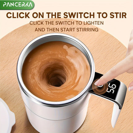Rechargeable Self-Stirring Mug – Keeps Your Drink Perfect