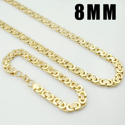 Classic Men's Egyptian Byzantine Jewelry Set
