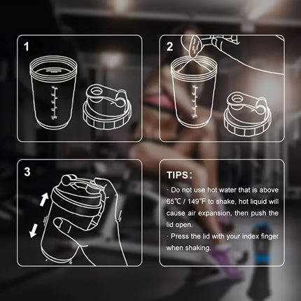 Portable Protein Shaker Cup