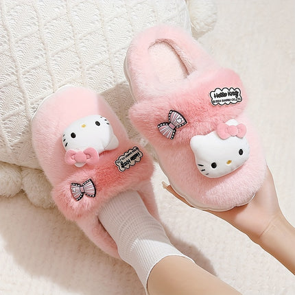 Hello Kitty Plush Slippers: Cozy, Cute & Non-Slip