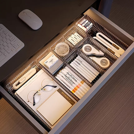 Acrylic Drawer Organizer Set - 7/8pcs Cosmetic Storage
