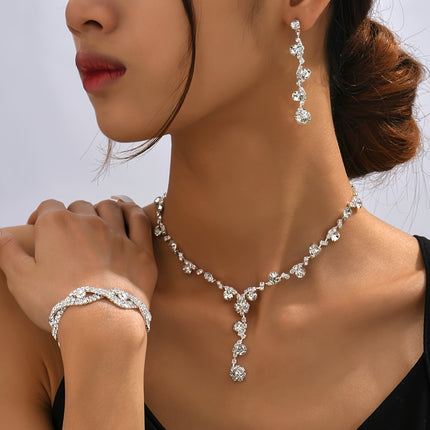 Elegant Rhinestone Bridal Set