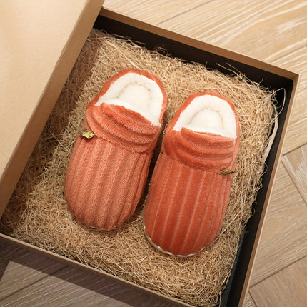 Kids' Striped Fleece Slippers