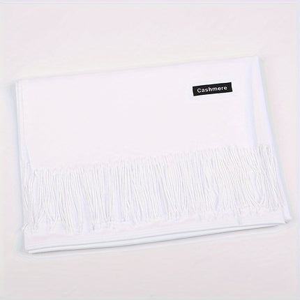 Classic Plain Color Neutral Scarf