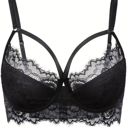 Eyelash Lace Underwire Bra