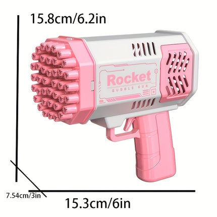 40-Hole Bubble Rocket Launcher Toy - Monti Bargains