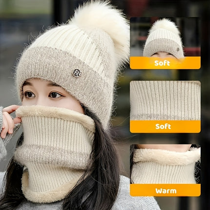 Winter Chic Beanie & Scarf Set