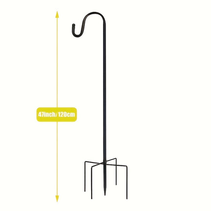 Heavy-Duty Shepherd Hook for Bird Feeders & Garden Décor