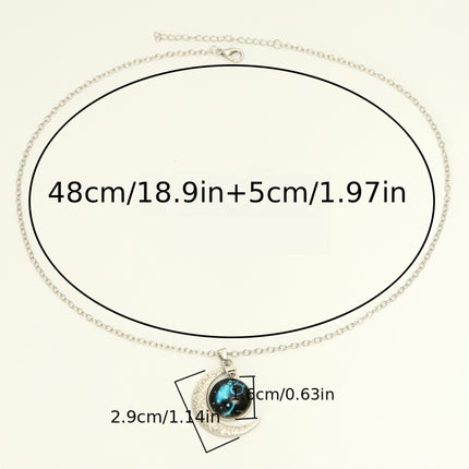 Luminous Zodiac Cross Pendant Necklace