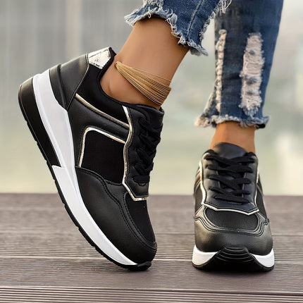 Men's White Platform Sneakers