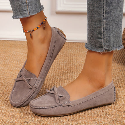 Women's Retro Bow Loafers