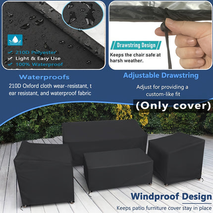 Durable Patio Furniture Covers - Waterproof & Heavy-Duty Protection