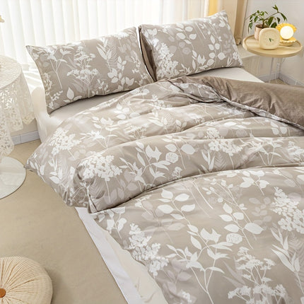 Classic Retro Floral Duvet Cover Set - 3pcs