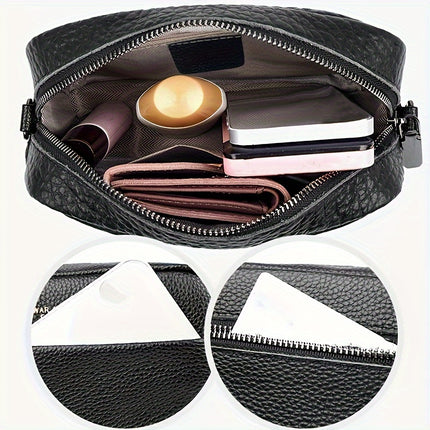 Simple Leather Crossbody with Guitar Strap