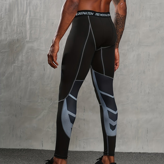 Quick-Dry Athletic Men's Leggings