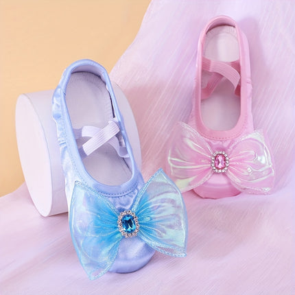 Girls' Elegant Pink Ballet Shoes