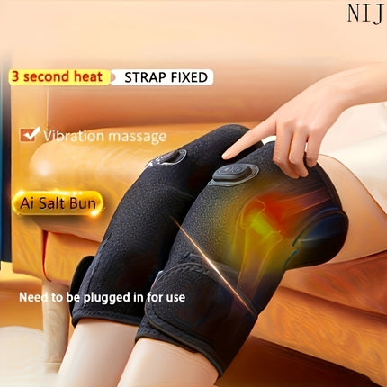 Electric Heating Knee Brace with Vibration Massage - USB Powered
