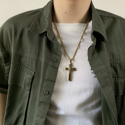Classic Religious Cross Pendant Necklace