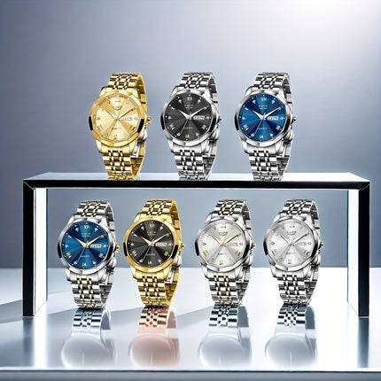 LIGE Luxury Luminous Quartz Watch