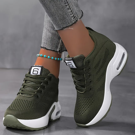 Women's Breathable Mesh Platform Sneakers