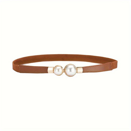 Pearl Elastic Thin Belt